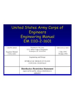 United States Army Corps of Engineers Engineering Manual ...