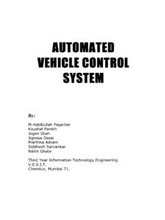Automated Vehicle Control System - Department of …