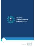 National Transformation Program 2020
