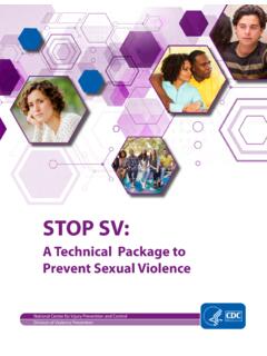 STOP SV: A Technical Package to Prevent Sexual Violence