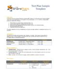 Test Plan Sample Template - The SharePoint Dude