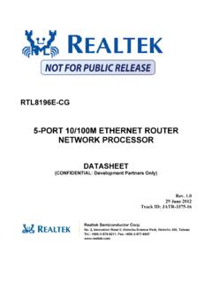 5-PORT 10/100M ETHERNET ROUTER NETWORK …