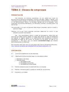 TEMA 2: Clases de empresas - ecobachillerato.com
