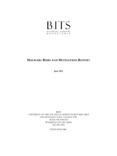 MALWARE RISKS AND MITIGATION REPORT - NIST