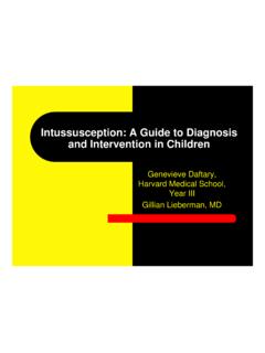 Intussusception: A Guide to Diagnosis and …