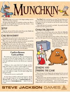 Expansions. Boots of Butt-Kicking Munchkin Card …