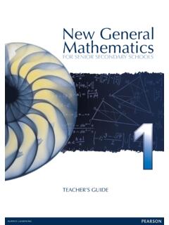 New General Mathematics - Pearson Africa