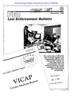 Law Enforcement Bulletin