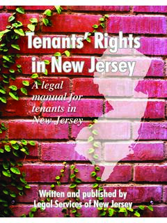 Tenants' Rights in New Jersey - LSNJLAW