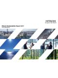 Hitachi Sustainability Report 2017 - Hitachi Global