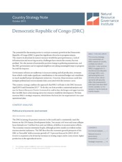 Democratic Republic of Congo (DRC)