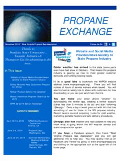 2013-11 Propane Exchange - West Virginia …