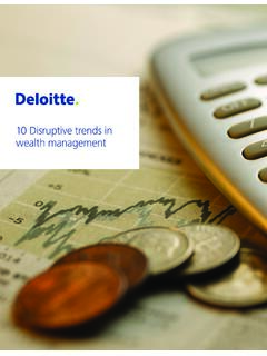 10 Disruptive trends in wealth management - Deloitte