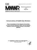 Immunization of Health-Care Workers