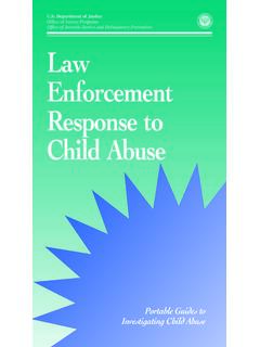 Law Enforcement Response to Child Abuse