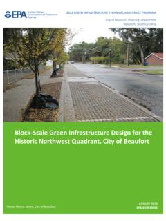 Block-Scale Green Infrastructure Design for the Historic ...