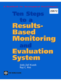 Ten Steps to a Results- Based Monitoring - OECD.org