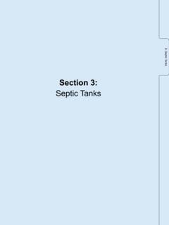 Section 3: Septic Tanks - WaterNSW
