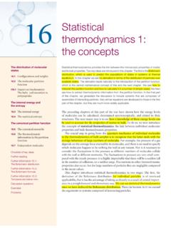 16 Statistical thermodynamics 1 - USTC