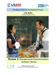 Module 2: Interpersonal Communication