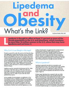 What’s the Link? - Obesity Action