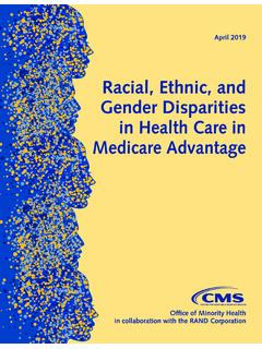 Racial, Ethnic, and Gender Disparities in Health Care in ...
