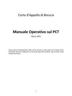 Manuale Operativo sul PCT - giustizia.brescia.it