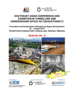 SOUTHEAST ASIAN CONFERENCE AND EXHIBITION IN …