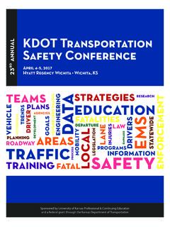 annual KDOT Transportation Safety Conference