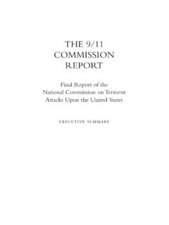 9/11 Commission Report Executive Summary