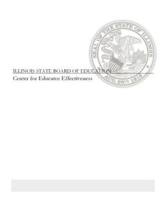 ILLINOIS STATE BOARD OF EDUCATION Center for …