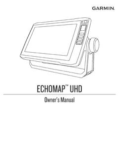 ECHOMAP Owner’s Manual UHD - Garmin