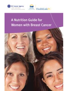 A Nutrition Guide for Women with Breast Cancer