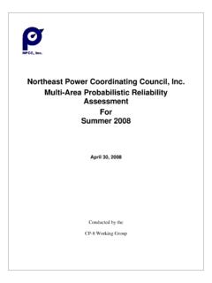 Northeast Power Coordinating Council, Inc. Multi …