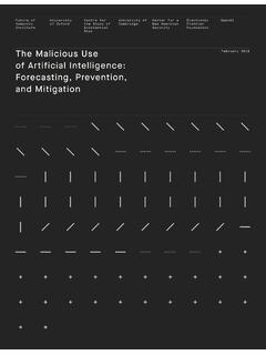 The Malicious Use February 2018 of Artificial Intelligence ...