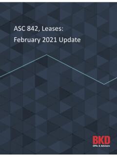 ASC 842, Leases: February 2021 Update - BKD