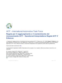 IATF - International Automotive Task Force