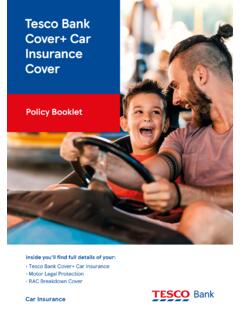 Tesco Bank Cover+ Car Insurance Cover