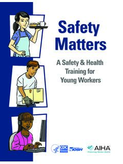 Safety Matters - Centers for Disease Control and Prevention