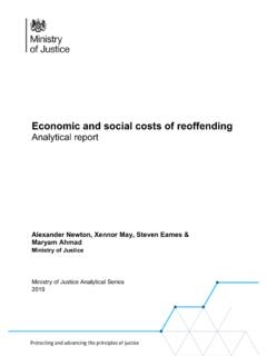 Economic and social costs of reoffending - GOV.UK