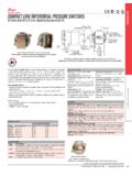 SERIES 1900 COMPACT LOW DIFFERENTIAL PRESSURE SWITCHES …