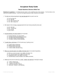 Accuplacer Study Guide - Clovis Community College