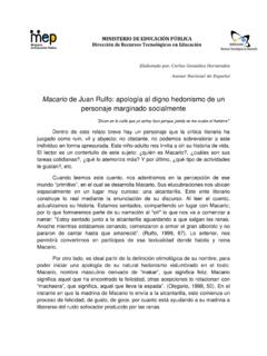 Macario de Juan Rulfo: apolog&#237;a al digno …