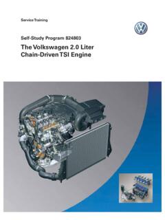 The Volkswagen 2.0 Liter Chain-Driven TSI Engine