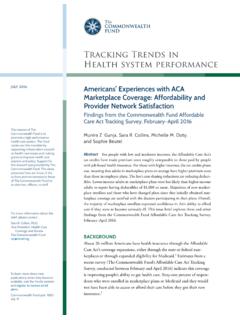 Tracking Trends in Health system performance