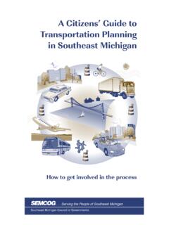 A Citizens' Guide to Transportation Planning in Southeast ...
