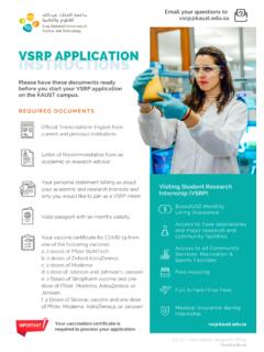 VSRP Application Instructions