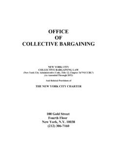 OFFICE OF COLLECTIVE BARGAINING