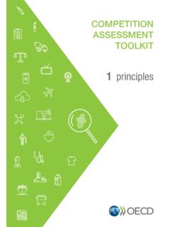 COMPETITION ASSESSMENT TOOLKIT - OECD.org