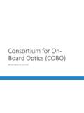 Consortium for On-Board Optics (COBO) - IEEE 802